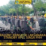 Prajurit Batalyon Arhanud 6/BAY Laksanakan Apel Siaga Pasca Pemilihan Umum Yang Berlangsung 14 Februari 2024 Silam