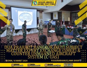 Dua Prajurit Rangkok Ikuti Pembukaan Subjek Matter Expert Exchange Counter-Unmanned Aircraft System