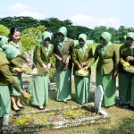 Persit Kodim Bojonegoro Ziarah dan Tabur Bunga ke Makam Pahlawan