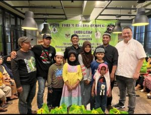 Ormas FBR Gardu Gagak Hitam G0364 Berbagi Kebahagiaan Jelang Hari Raya Idul Fitri