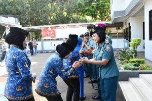 Pangkalan TNI AL Bandung Gelar Halalbihalal Usai Laksanakan Cuti Bersama Lebaran Idul Fitri 1445 H/2024 M