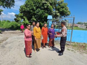 Polsek Laguboti Cooling System Pilkada 2024 Bersama Jemaat Gereja Methodist Laguboti