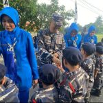Danlanal Bintan Dampingi Danlantamal IV Batam Kunjungi TK Hang Tuah 03 Perwakilan Batam di Belakang Padang