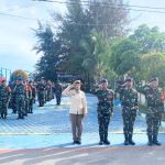 Upacara Bendera 17-an Prajurit Lanal Tarempa