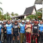 Tingkatkan Sinergitas, Lanal Banjarmasin Gelar Olahraga Bersama Dengan Forkopimda dan TNI-Polri Kalimantan Selatan