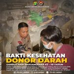 Dokkes Polres Metro Jakarta Barat dan PMI Gelar Donor Darah Sambut Hari Bhayangkara ke-78