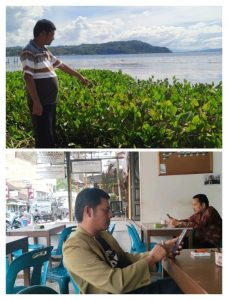 Faber Sitorus Peduli Pariwisata Toba,Tepi Pantai Bulbul harus Bersih dari Eceng Gondok!