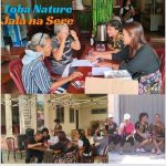 Sereida Tambunan Peduli Kesehatan Mata, Bagikan Kacamata Baca Gratis ke Warga Ajibata