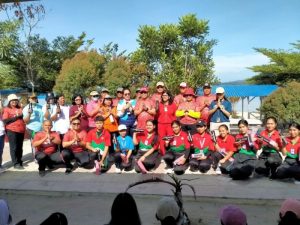 Songsong PON XXI, Bupati Toba Gotong Royong Bersama Mahasiswa STIKES Arjuna