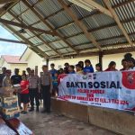 Aksi Bakti Sosial Polsek Porsea dan Siswa Latja SIP Angkatan 53 Di Yayasan Rumah Harapan Desa Silamosik I-II