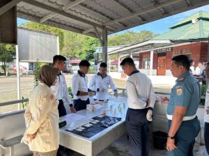 Cegah Penyalahgunaan Narkotika, Lanal Simeulue Gelar Pemeriksaan Urine Terhadap Seluruh Prajurit dan ASN