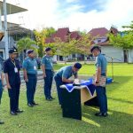 Pangkalan TNI AL Nias Giat Penandatanganan Pakta Integritas Didepan Calon Siswa Bintara/Tamtama Gelombang ll TA.2024