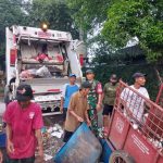 Bersih Lingkungan, Koramil 05/Kramatjati, Bersihkan Sampah