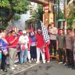 Danramil Matraman Bersama Kapolsek dan Camat Lepas Gerak Jalan Menyambut HUT Kemerdekaan Republik Indonesia Ke-79