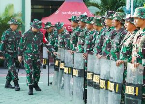 Siap Sukseskan Pilkada Serentak, Kodim Bojonegoro Melaksanakan Apel Gelar Pasukan Pengamanan dan Latihan Sispamwil