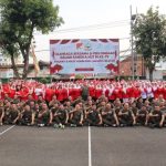 Sambut HUT RI Ke-79, Kodim 0504/Jakarta Selatan Gelar Olahraga Bersama dan Perlombaan Prajurit dan Persit