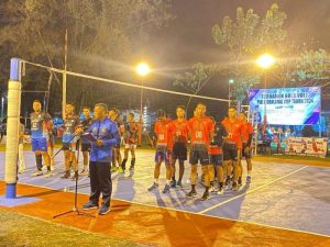 Danlanal Bintan Secara Resmi Membuka Turnamen Bola Voli Danlanal Bintan CUP 2 Tahun 2024