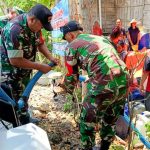 Kodim 0813 Bojonegoro Droping Air Bersih ke Warga Desa Sendangharjo Ngasem