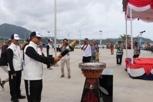 Nyala Api Obor PON XXI Aceh-Sumut, Simbol Menyala Semangat Warga Toba