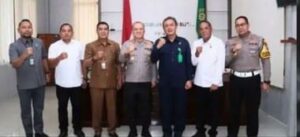 Silaturahmi ke Kantor Pengadilan Negeri Blitar, Kapolres Blitar Jalin Sinergisitas Untuk Blitar Yang Aman