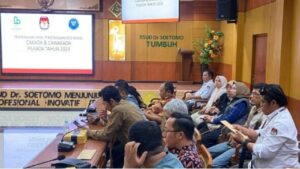 2 Bapaslon Wali Kota Kediri Mampu Secara Jasmani dan Rohani, Ini Penjelasan KPU