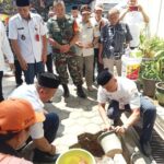 Danramil 06/Cempaka Putih Menghadiri Peletekan Batu Pertama Pembangunan Mushola di Kantor Kelurahan Cempaka Putih