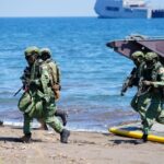 Pendaratan Pasukan Gabungan Multinasional Tandai Operasi Amfibi di Pantai Banongan