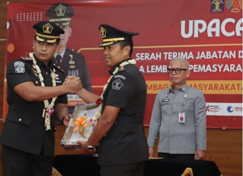 Sertijab dan Pisah Sambut Kepala Lapas Kediri