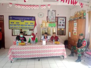 Babinsa Kelurahan Malaka Jaya Monitoring Grebek Jumantik