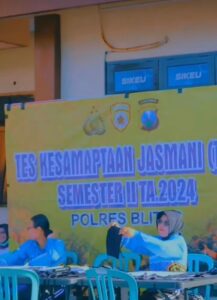 Jaga Kesiapan Fisik Anggota, Polres Blitar Gelar Test Kesamaptaan Jasmani