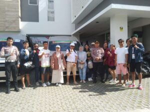 Satlantas Polres Toba Kawal Ketat Kedatangan 2 Tim Kontingen Cabor Ski Air