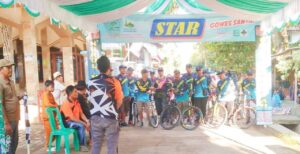 Meriahkan Maulid Nabi di Desa Mekargading Gelar Sepeda Santai