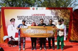 Pemerataan Pembangunan, Mas Dhito Beri BKK 150 Juta Per Desa