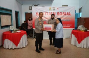HUT ke-76 Polwan: Polwan Polres Kediri Kota Adakan Syukuran di Panti Wredha