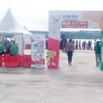 Antusias Masyarakat Saksikan Hari Kedua Cabor Ski Air PON XXI/2024 Aceh-Sumatera Utara di Kab.Toba