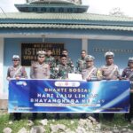 Satlantas Polres Toba Bhakti Sosial Menyambut HUT Lalulintas Bhayangkara Ke 69