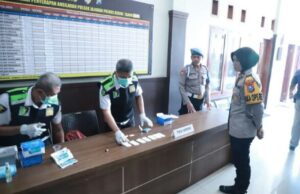 Sidak Tes Urine Anggota Polres Kediri, Komitmen Tegas Perangi Penyalahgunaan Narkoba
