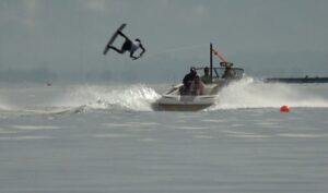 Hari Ke Lima Babak Putra Wake Board PON XXI Aceh-Sumut 2024 di Danau Toba