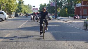 Jaga Kebugaran, Dandim 0827/Sumenep Ajak Gowes Bareng Pemkab Sumenep