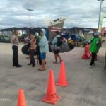 Satlantas Polres Toba Kawal Rombongan Kontingen PON XXI Cabor Ski Air