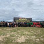 Kapolres Hadiri Karya Bhakti Pembersihan Enceng Gondok di Kawasan Danau Toba