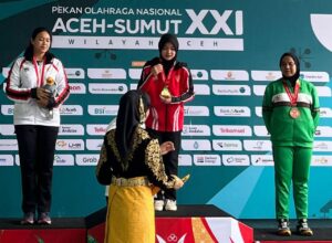 Putri Peltu Sumarna, Peraih Medali Emas Di Pekan Olahraga Nasional (PON) XXI Aceh Sumatra Utara