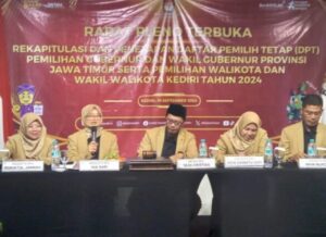 Sejumlah 222.265 Pemilih, Ditetapkan Menjadi DPT Oleh KPU Kota Kediri