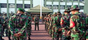 Sukseskan HUT Ke – 79 TNI Di Jakarta, Kodim 0505/JT Melaksanakan Apel Gelar Kesiapan Pasukan