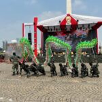 Prajurit Batalyon Arhanud 6/BAY Ikut Meramaikan Pameran TNI AD Dalam Rangka Memperingati HUT TNI ke-79