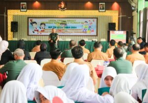 Dandim Bojonegoro Buka Lomba Cerdas Cermat Wawasan Kebangsaan Peringatan HUT TNI ke- 79