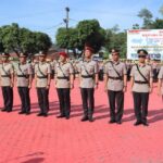 Poldasu Melakukan Pergeseran Sejumlah Pama di Polres Toba Untuk Penyegaran
