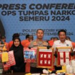 Operasi Tumpas Narkoba, Polres Kediri Kota Tangkap 14 Pengedar Serta Sita Ratusan Gram Sabu dan Ratusan Ribu Pil Dobel L