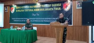 Kepuasan Masyarakat Terhadap Kinerja Babinsa, Tim Sterad Lakukan Survey Ke Kodim 0505/JT