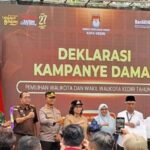 KPU Kota Kediri Deklarasikan Kampanye Damai Pilkada 2024 – 2029